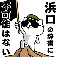 "HAMAGUCHI"name/Military cat