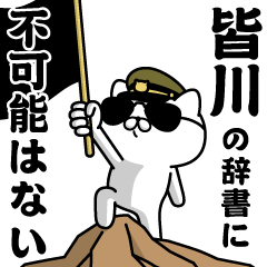 "MINAGAWA"name/Military cat