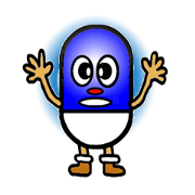 Happy blue light