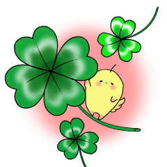 幸せクローバーの妖精 Line スタンプ Line Store 幸せクローバーの妖精 Line スタンプ Line Store