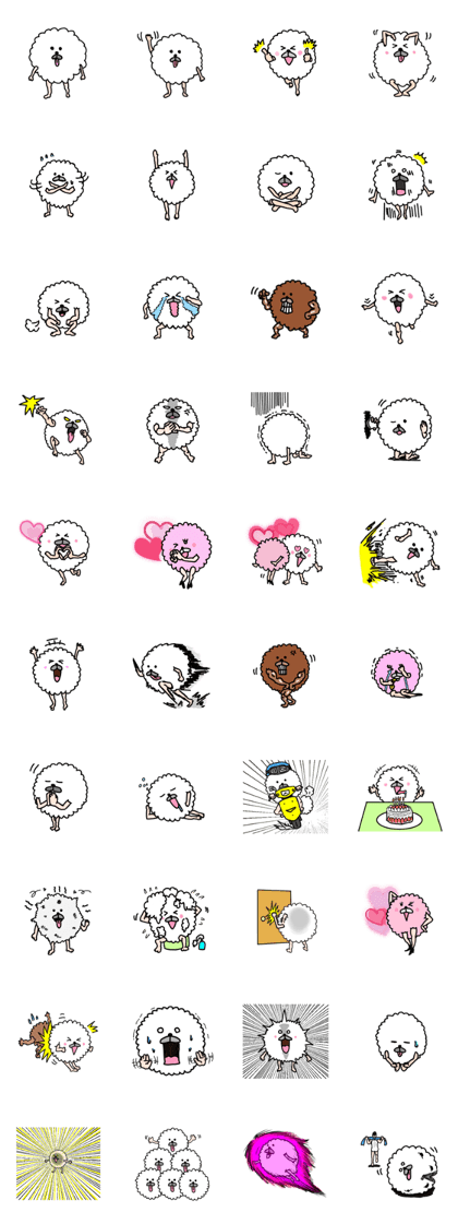 Full-body fluffy suit Mofin