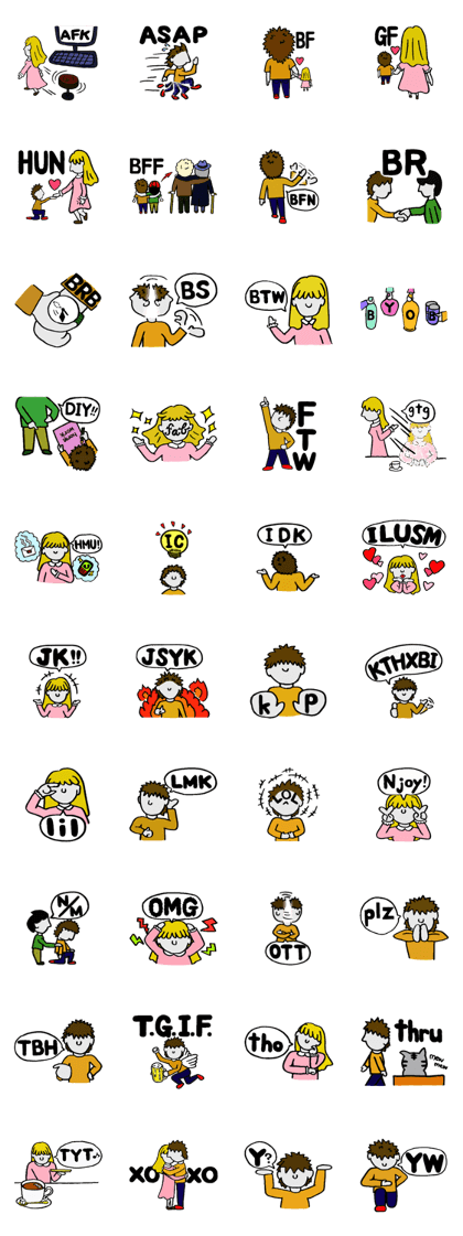 Convenient English Abbreviations
