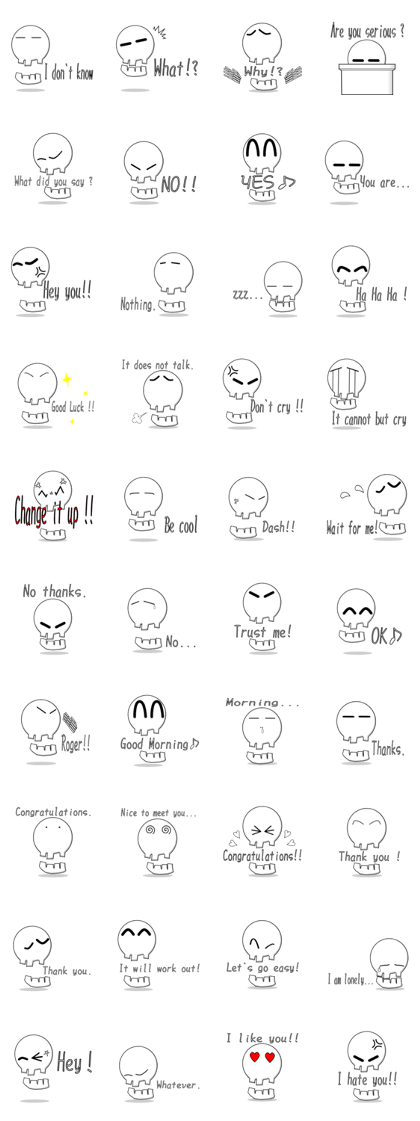 Mr. Kudo of a skull.