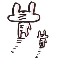 Rabbit&rabbit Sticker