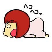 Girl of red cheeks
