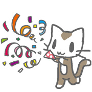 Cute Brown Cat Sticker
