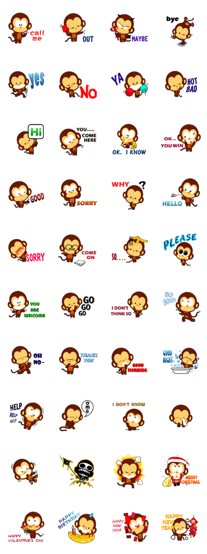 lovely monkey(2)~for english