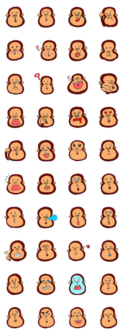 face of gorilla!!
