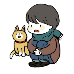 A Girl With Short Hair Line Stickers Line Store