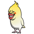 ugly cockatiel sticker