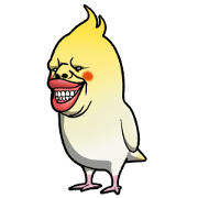 ugly cockatiel sticker