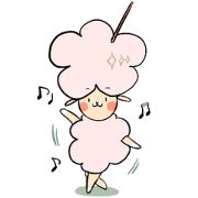 Dina, a fluffy lamb