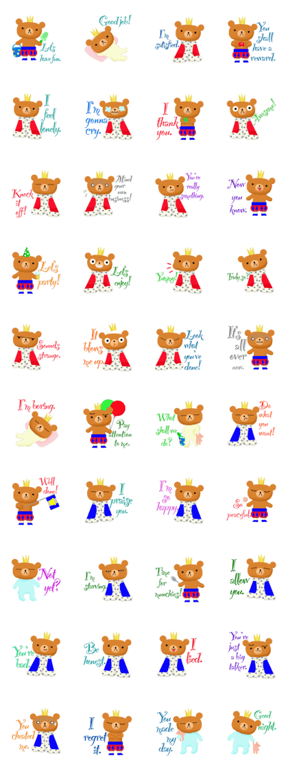 Baby Bear King (English version)