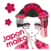 Japanese maiko who is apprentice geisha.