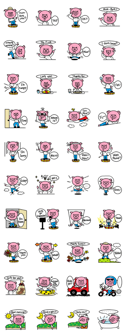Life of Ton-kun.  English edition.
