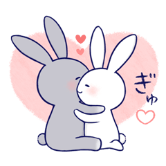 Lovey-dovey rabbit