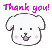 Greeting cute dog!