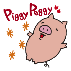 Piggy Peggy (English, Japanese speaker)