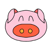 love pig sticker