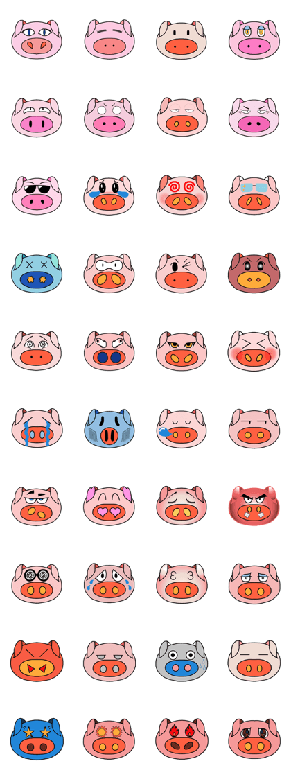 love pig sticker