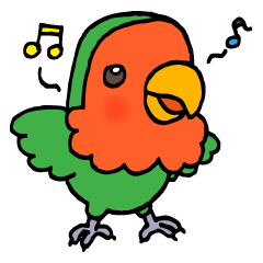 Kawainko (Rosy-faced lovebird)