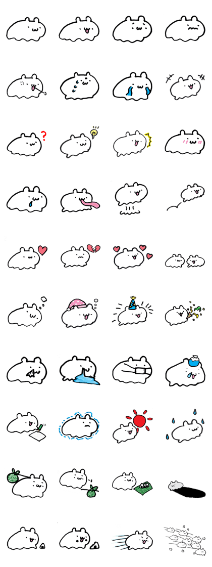 Hamster-Chan Stickers!
