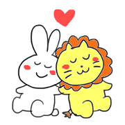 rabbit&lion