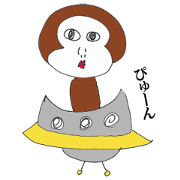 Monkey and pleasant friends