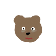 Funny friends sticker and the bear
