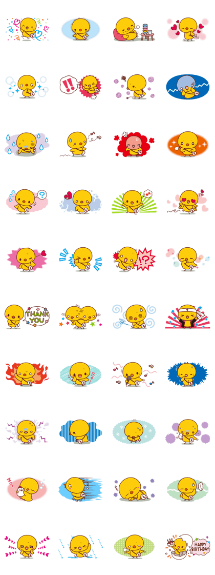 Hiyoko de expressing emotion