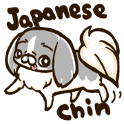 Japanese chin sticker 01