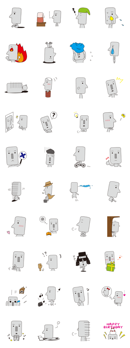 moai's Daily Sticker