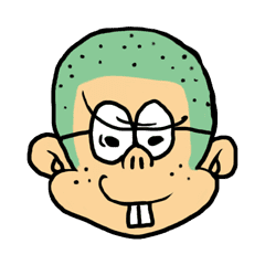 Cute Monkey With Glasses Line Stickers Line Store