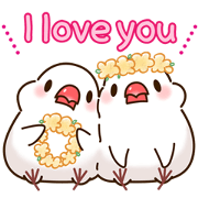 Chubby java sparrow -Season's Greetings-