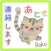 Cat with short legs Greeting Sticker