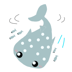 Criatura etiqueta versão japonesa do mar
