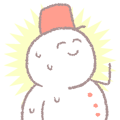 It is melted snowman