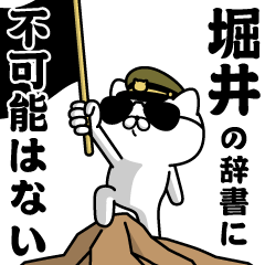 "HORII"name/Military cat