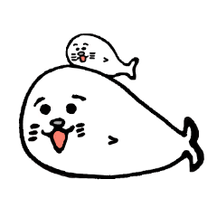 Animal Sticker(seal/sea dog)