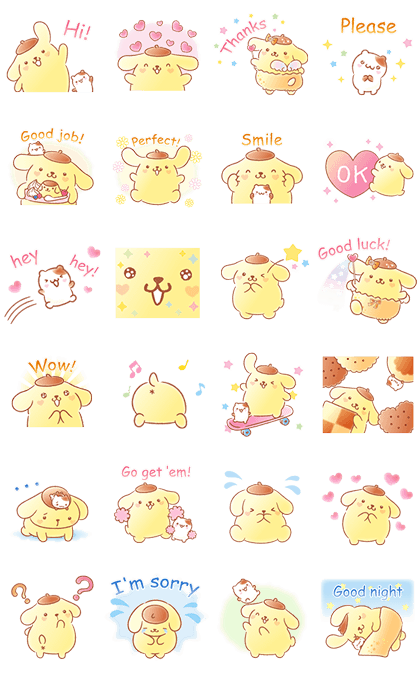 Pompompurin's Pastel Cuteness