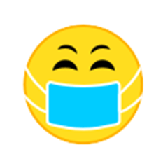 Smiling Face Mask Line Stickers Line Store Smiling Face Mask Line Stickers Line Store