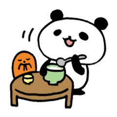 ぱんだがいる日々 あともぐらも Line スタンプ Line Store