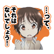 TV anime Hachinan sticker