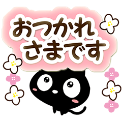 Very cute black cat. (Polite version)