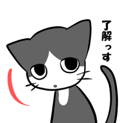 Sticker of a cat