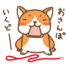 DOG (Corgi) Sticker