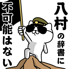 "HACHIMURA"name/Military cat