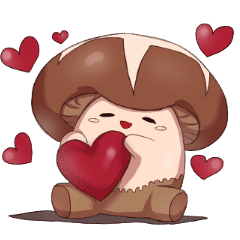 Pretty Shiitake Stamp Line Stickers Line Store Pretty Shiitake Stamp Line Stickers Line Store