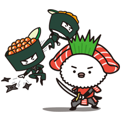 SUSHI SAMURAI & SUSHI NINJA