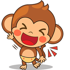 Chiki the cute monkey version 2